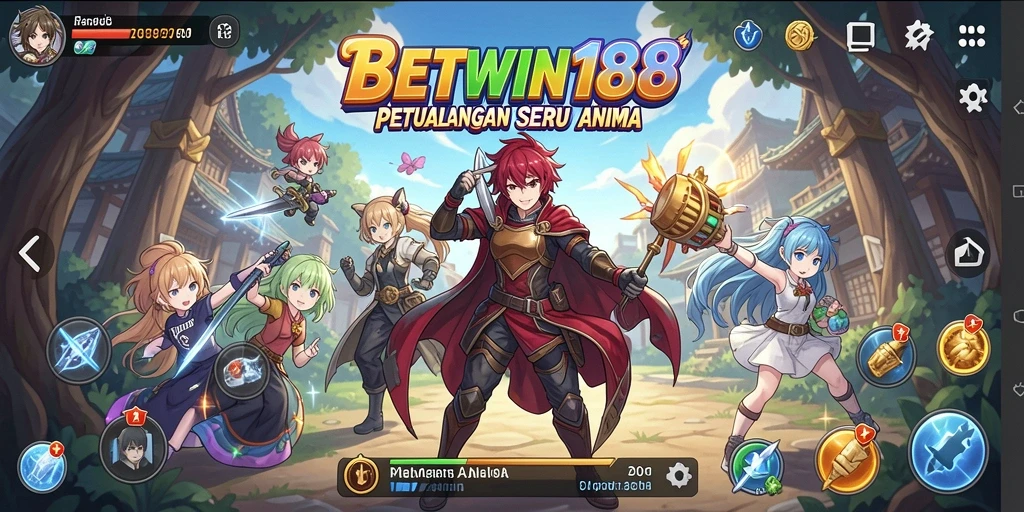 Screenshot utama <strong>BETWIN188</strong> menampilkan karakter dan aksi seru dalam permainan Anime.