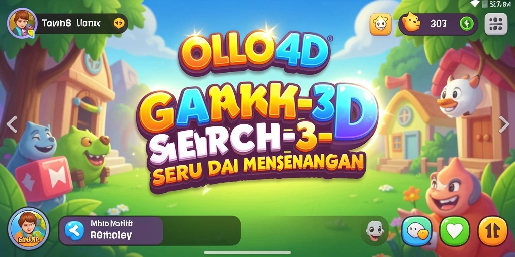 Screenshot gameplay OLLO4D menampilkan keseruan mencocokkan item.