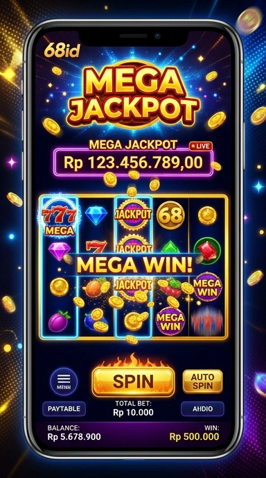 Halaman detail aplikasi dengan ulasan pengguna di 68idn.